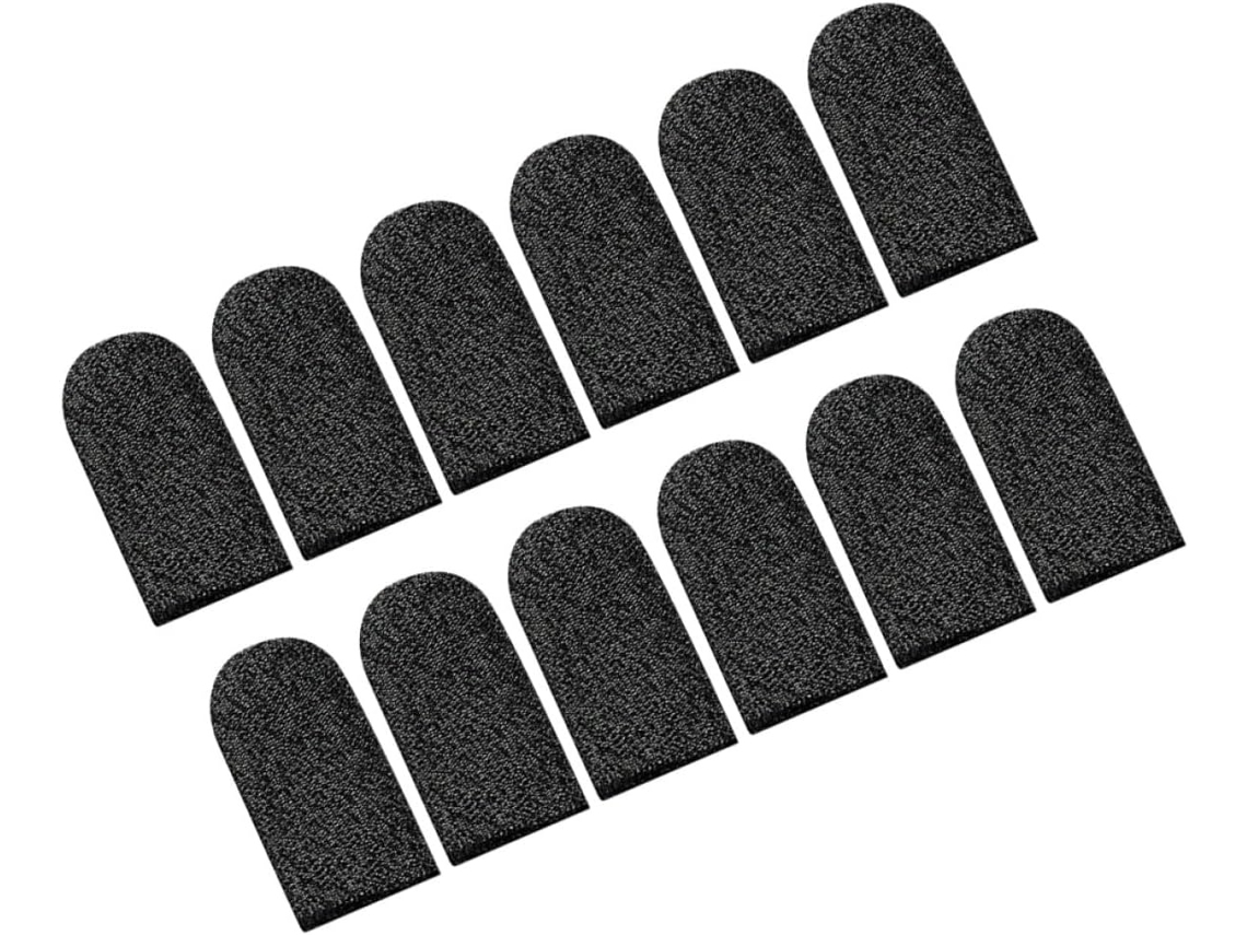 Lurelia Dedeiras Gaming Para Ecrã Tátil 10 Unidades, Nylon, Respirável, Sensível Ao Toque, Elástico, Para Gaming Móvel E Ecrãs Táteis