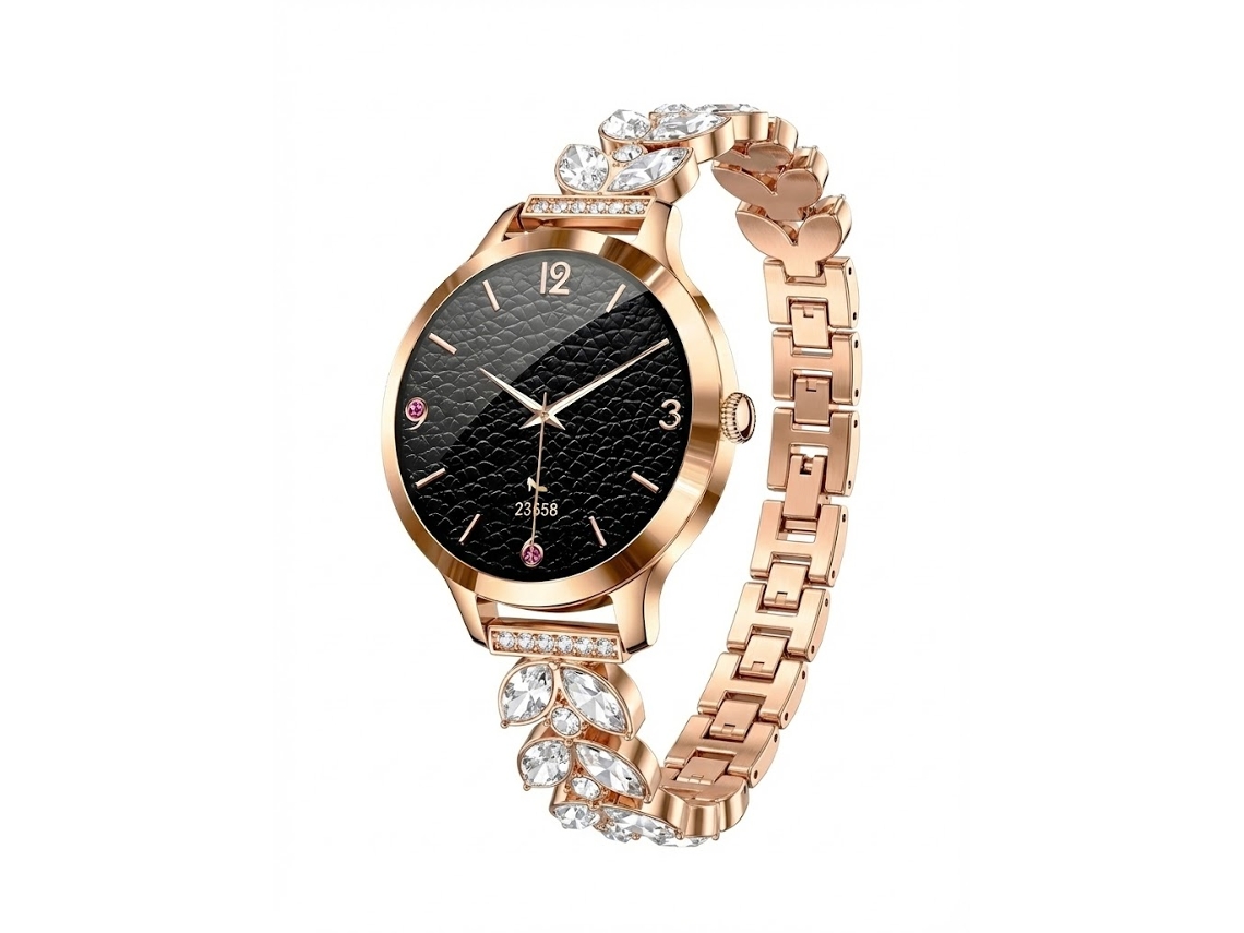Smartwatch T91 Com Tela Amoled De 1,04 Polegadas, Design Clássico Totalmente Em Metal, À Prova D'água Ip68, Monitoramento De Frequência Card
