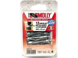 Conjunto De 16 Cavilhas 5x50 Mm Parafusos Molly