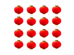 Pack de 16 lanternas pequenas premium 8 com veil de pelúcia 7x7x6.5 cm LAXISCREED