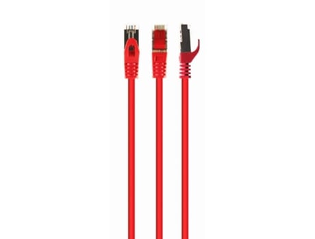 Caboxpert Pp6A-Lszhcu-R-5M Cabo de Rede Vermelho Cat6A S/Ftp S-Stp