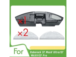 Tanque De Água De Reposição Com 2 Esfregões Para Aspirador De Pó Robô S7 Maxv Ultra/s7 Maxv/s7 Pro Brilvibera