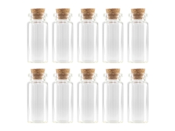 Garrafa De Vidro De Cortiça 100pcs Allinless