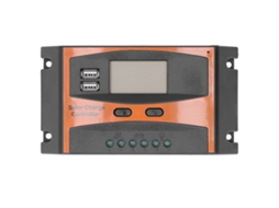 Controlador de Carga Solar 12v/24v 60a Pwm com Display Digital e Usb Primerox