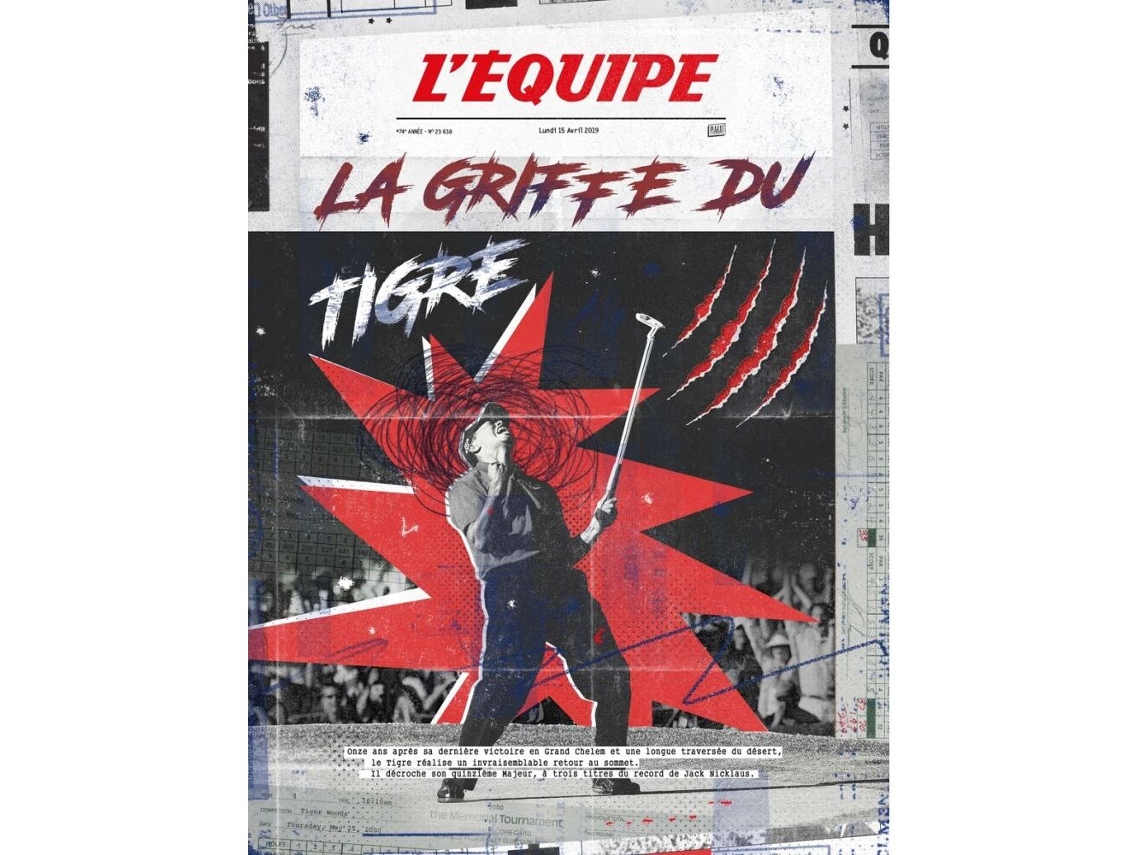 Cartaz de Digigrafia PLAKAT L'Equipe Woods