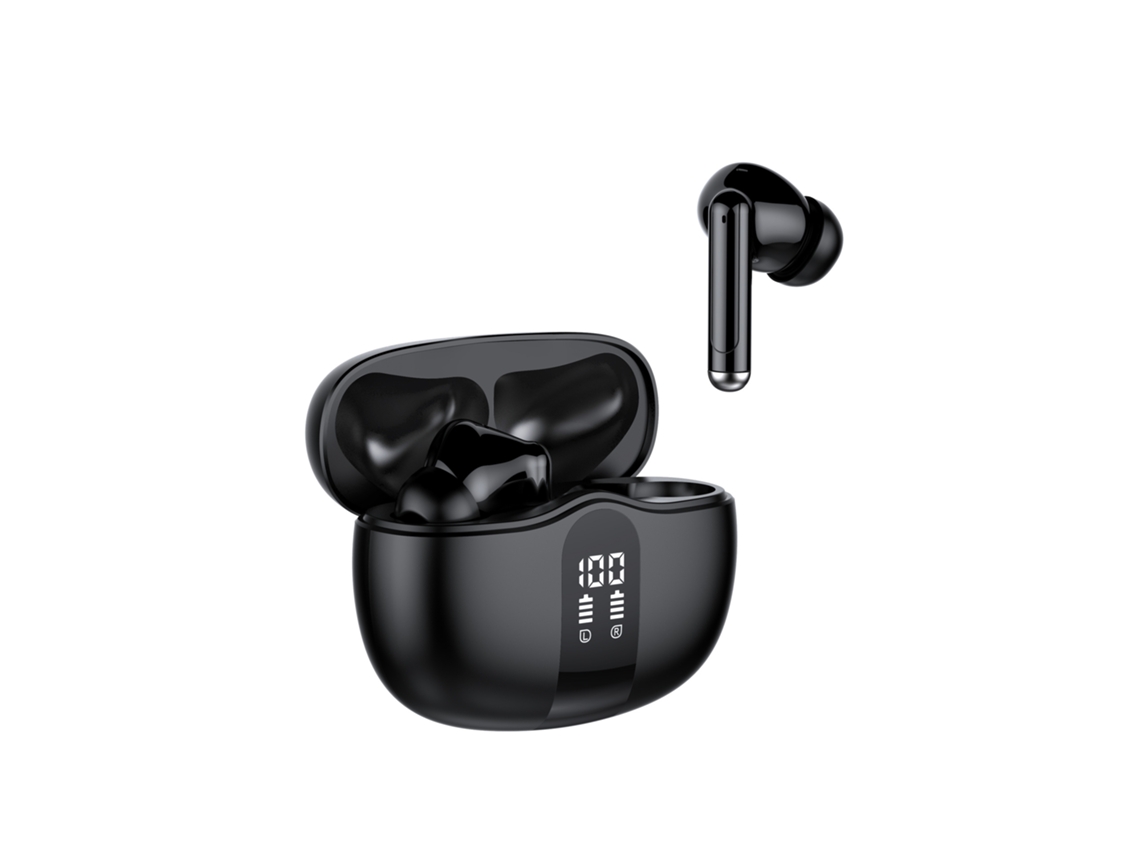 Fones Tela Led Dupla Bluetooth 5.3, 36h, Bass Profundo, 4 Microfones, Usb c ZYBLSSBB