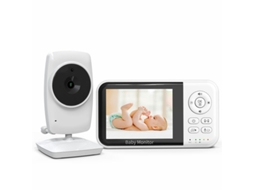 Monitor De Bebê Yuysan Mc632b Com Tela Lcd De 3,2 Polegadas Compatível Com Detecção De Temperatura De Canção De Ninar E Intercomunicador Bidirecional