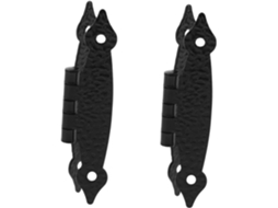 2 Dobradiças De Metal Em Formato H, Aço Reforçado Para Porta Celeiro,