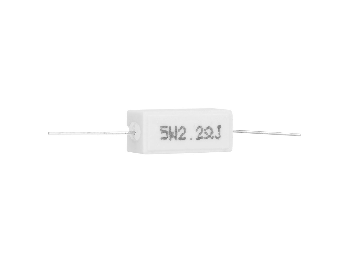 Laxiscreed Resistências De Cimento 5% De Precisão, 5w Pack De 10 Componentes Eletrónicos Isolados