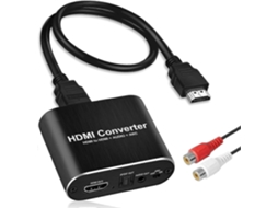 Novos Modelos De Extrator De Áudio Hdmi 4k60hz Com Cabo Hdmi De 1,2 M, Conexões De Áudio, Saída De Áudio Estéreo Óptica Toslink S Aquaforge