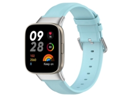Pulseira De Couro Com Extremidade Arredondada Para Xiaomi Redmi Watch 3 / Mi Watch Lite 3