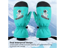Guantes de Nieve Impermeables, Transpiráveis, com Tela Táctil, para Homens e Mulheres | S/MARCA