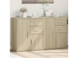 Vidaxl Aparadores 2 Pcs 60x31x70 Cm Derivados Madeira Carvalho Sonoma