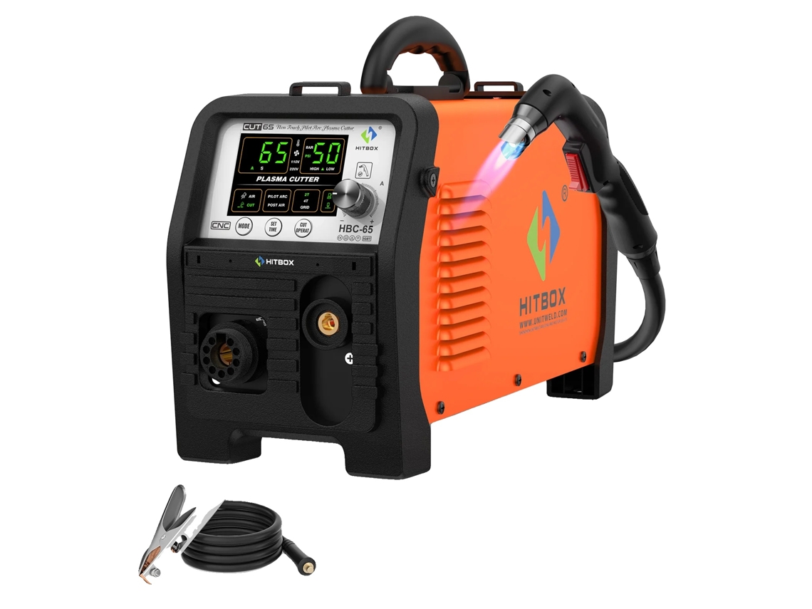 Cortador De Plasma, Inversor Igbt, Funcionalidade Cnc, Hbc65, Plugue Eu