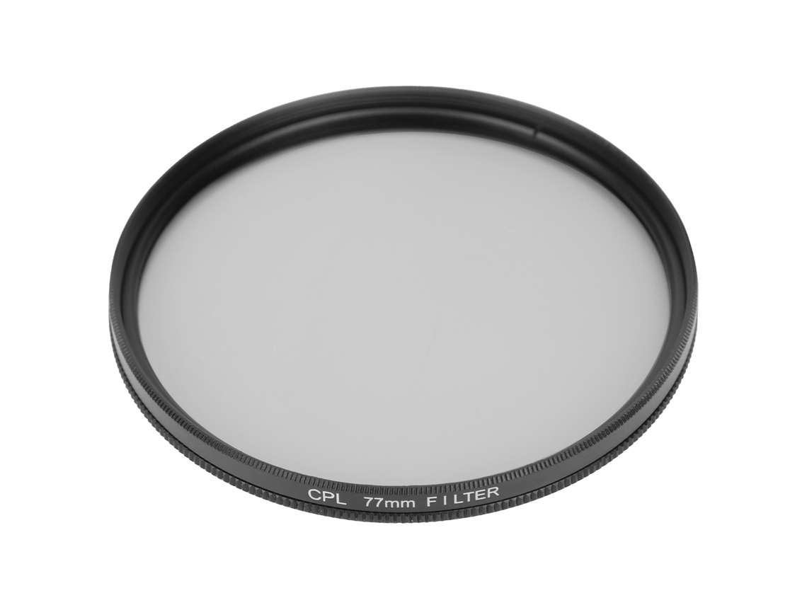 Filtro polarizador CPL para câmeras DSLR, compatível com Fuji e Nikon, lente polarizadora.