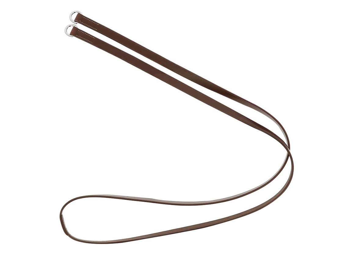 Rédeas de Couro Gogue Dourado Fullnorton Equestrian