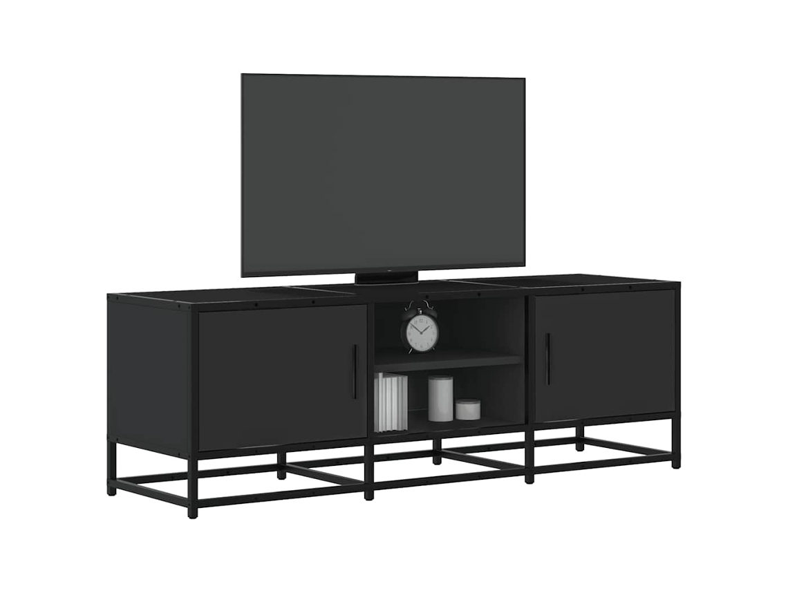 Vidaxl Móvel Para Tv 120x35x41 Cm Derivados De Madeira/metal Preto