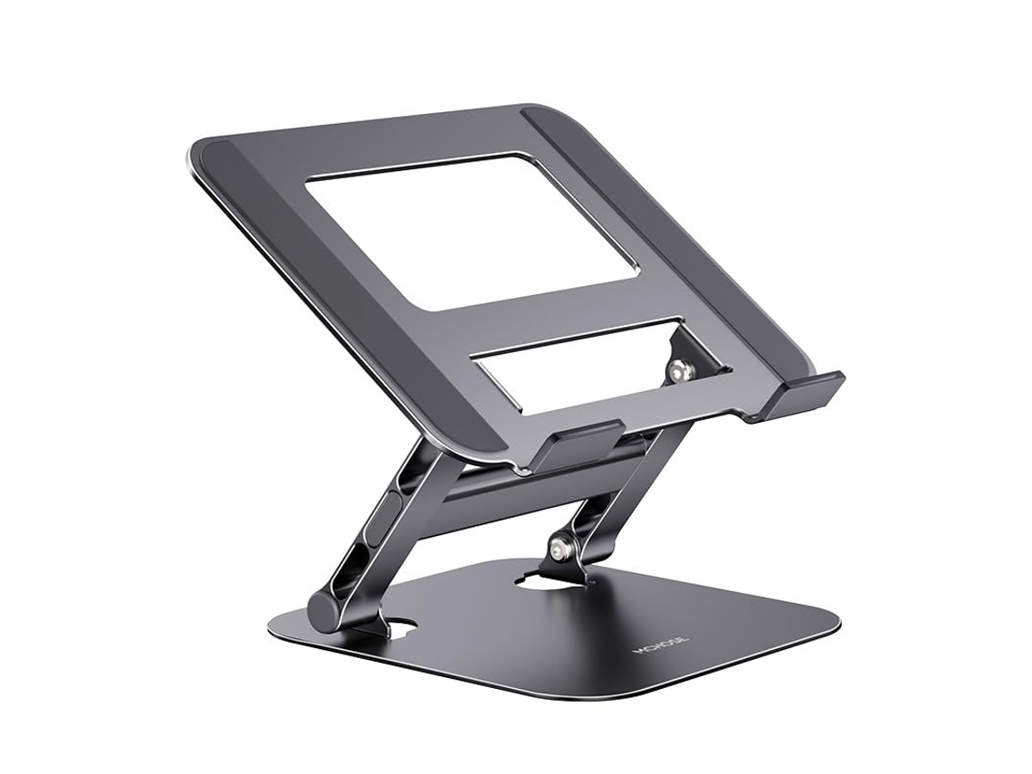 Lurelia Suporte Vertical Para Portátil Ajustável, Dobrável, Ergonómico, Com Ventilação, Em Liga De Alumínio, Compatível Com Tablet, Notebook