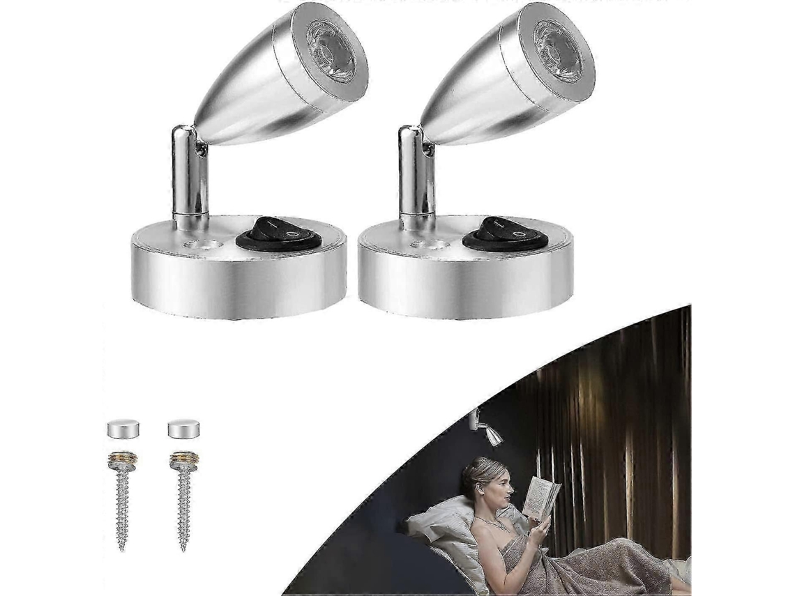 Luzes De Leitura Led De 3w 12v Com Interruptor Nostalgia88