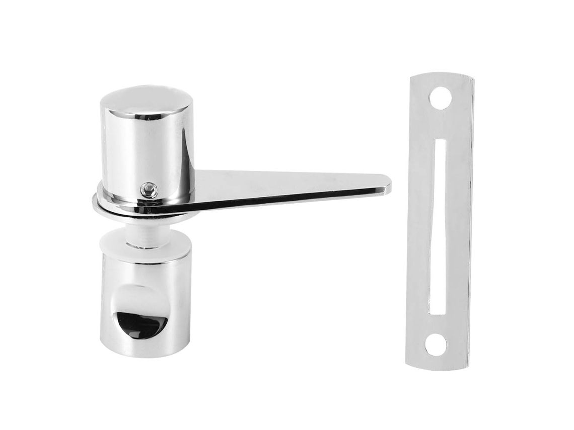 Pestilo para Porta de Vidro de Banheiro, Deslizante, com Lock S/MARCA