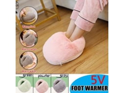 Aquecedor Elétrico de Pés 5V Usb Inverno Aquecido Pés Quentes Rosa Bo40831