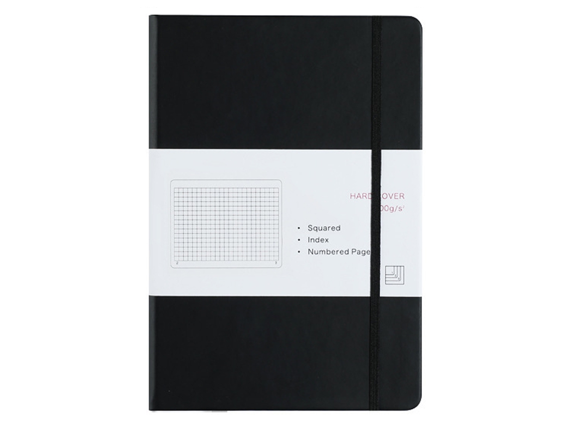 Caderno Quadriculado A5 148x213mm Capa Dura 188p