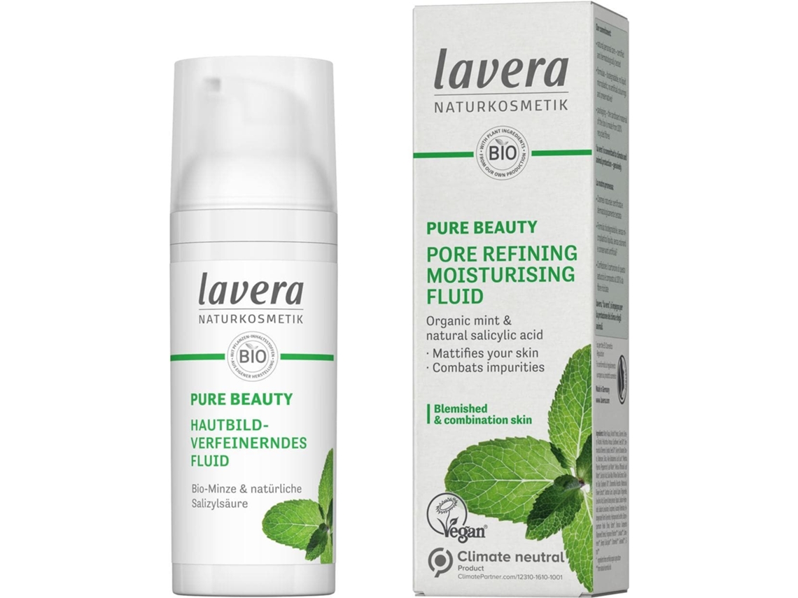 LAVERA Pure Beauty Fluido Hidratante Refinador de Poros 50 Ml