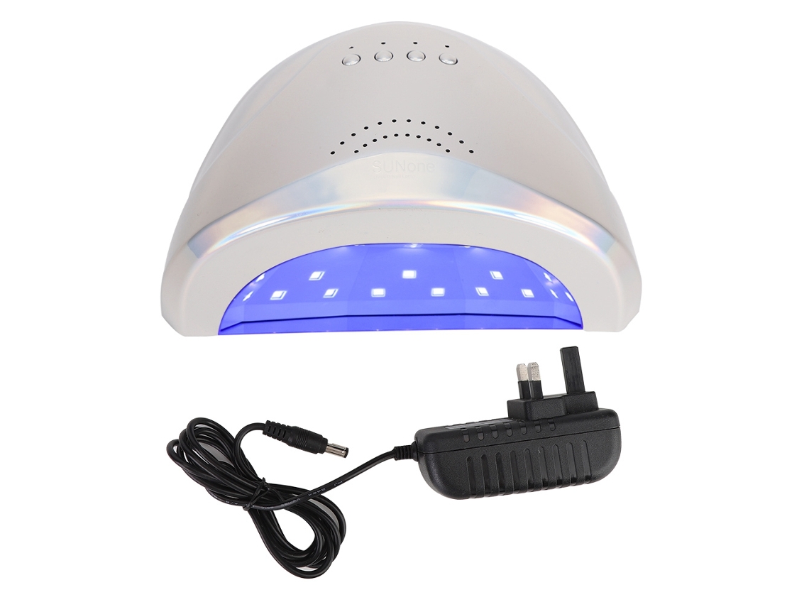 Lâmpada Led De Secagem Para Unhas Profissional 48w Para Esmaltes De Gel Ferramenta De Manicure (prata)