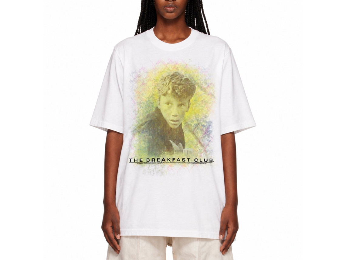 Rockinstone Breakfast Club Movie Girly White Adult T-shirt Size:l