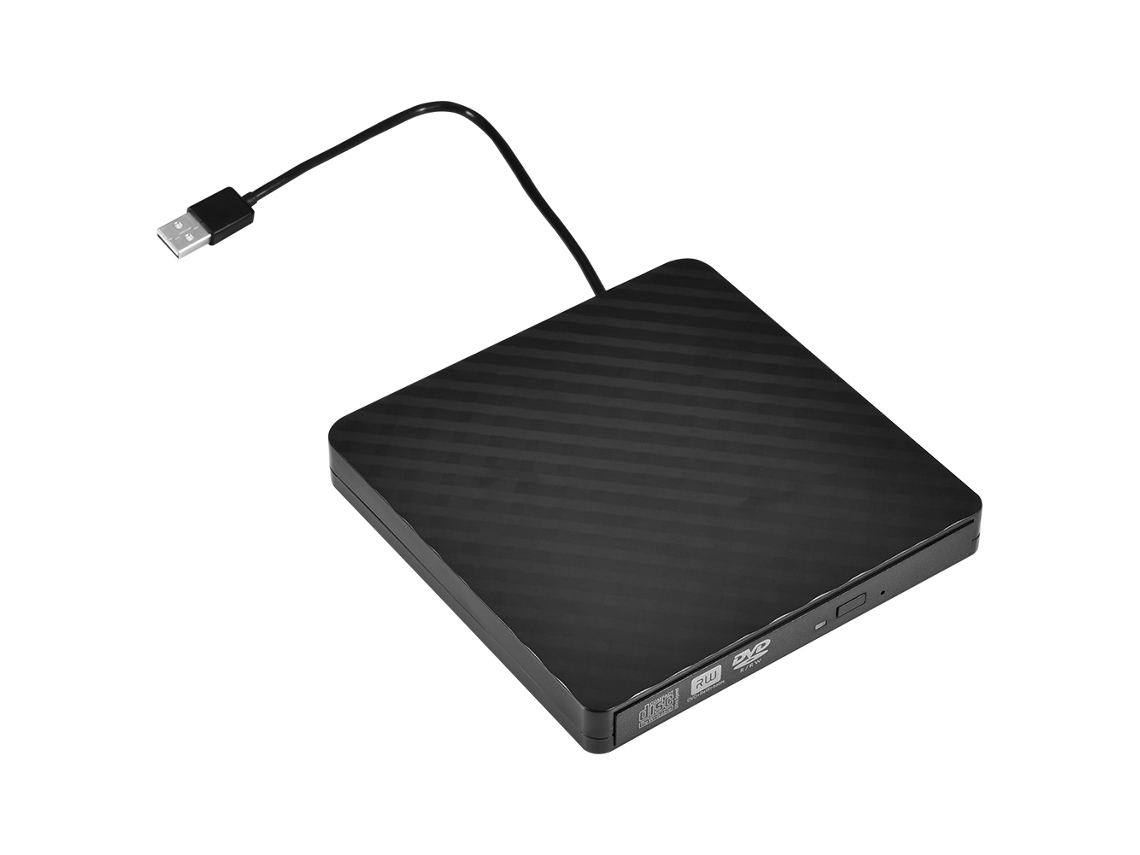 Unidade Óptica Externa Usb3.0 De Alta Velocidade Compatível Com Pc E Laptop