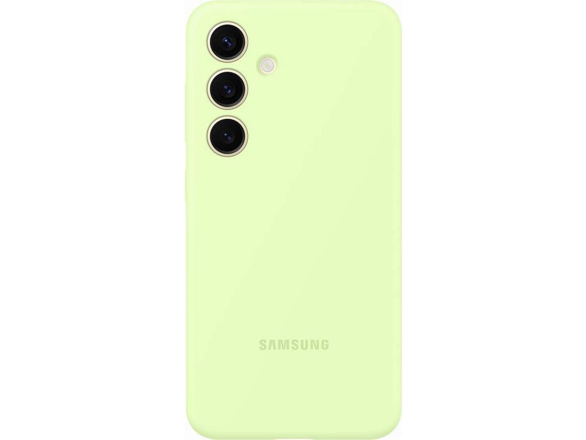 Capa de Silicone SAMSUNG Galaxy S24 Verde Claro (Outlet Caixa Aberta)