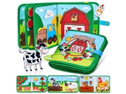 Quadro De Atividades Montessori Para Crianças Pequenas Livro De Histórias De Animais Da Fazenda, Brinquedo Para Pré Escola, Apr Aquaforge