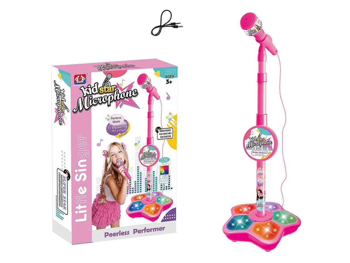 Lurelia Microfone Infantil Com Microfone, Luzes E Plástico