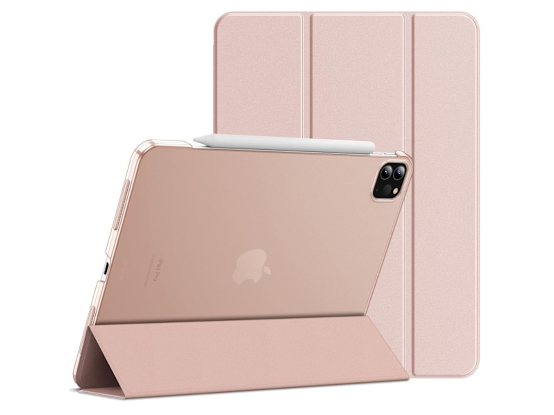 Capa Para Ipad De 9ª/8ª/7ª Geração 10,2 Polegadas , Protetora Fina E Leve Rosa Claro Tuotuo (2021, 2020, 2019)