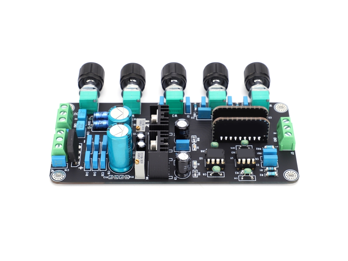 Laxiscreed Pré-amplificador Estéreo Com Controlo De Volume E Ajuste De Tom De Alta Qualidade