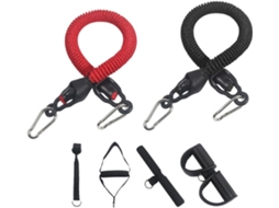 Inoomp Faixa Elástica De Resistência Multifuncional Com Pedal, Corda Puxar Leve Para Yoga, Equipamento