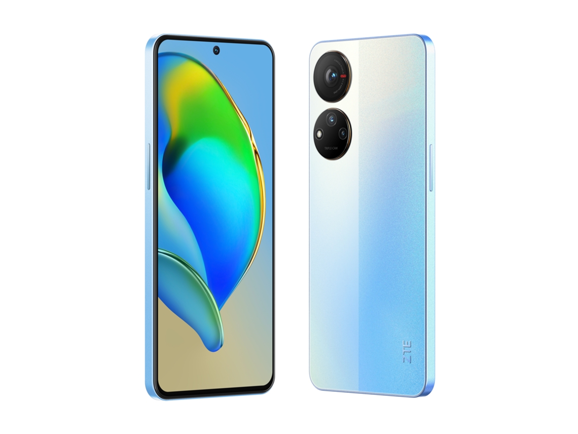 Smartphone ZTE Blade V40S 16,9 Cm 6.67 Dual Sim Híbrido Android 12 4G Usb Type-C 4 Gb 128 Gb 4500 Mah Azul