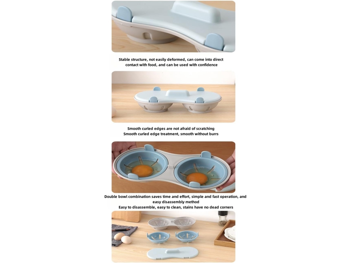Cozedor De Ovos Para Micro, Ondas Com Vaporizador(laranja)