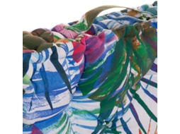 Almofada Dkd Home Decor Folhas Oceano de Solo Multicolor 43 X 43 X 7 Cm