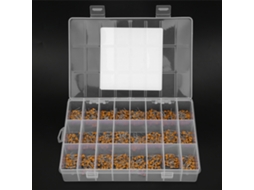 Laxiscreed Kit De Capacitores Cerâmicos Com 24 Tipos E 720 Peças Para Eletrónica