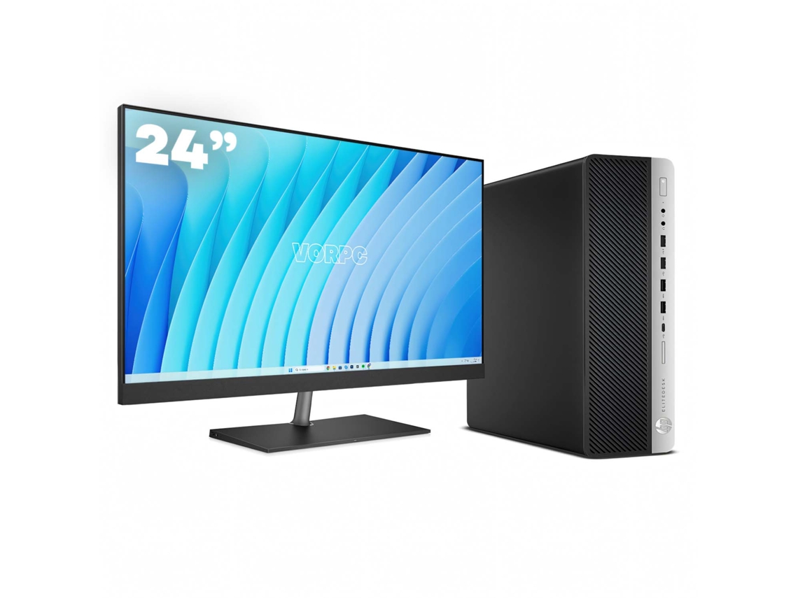 Hp 800 G3 Sff / I5-6500 / 8gb Ddr4 256gb Ssd Windows 10 Pack 24 (recondicionado Como Novo)