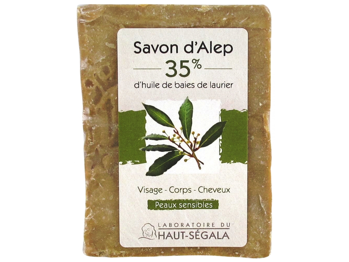 Sabonete Aleppo 35% Bagas de Louro 200 G LABORATOIRE DU HAUT-SÉGALA