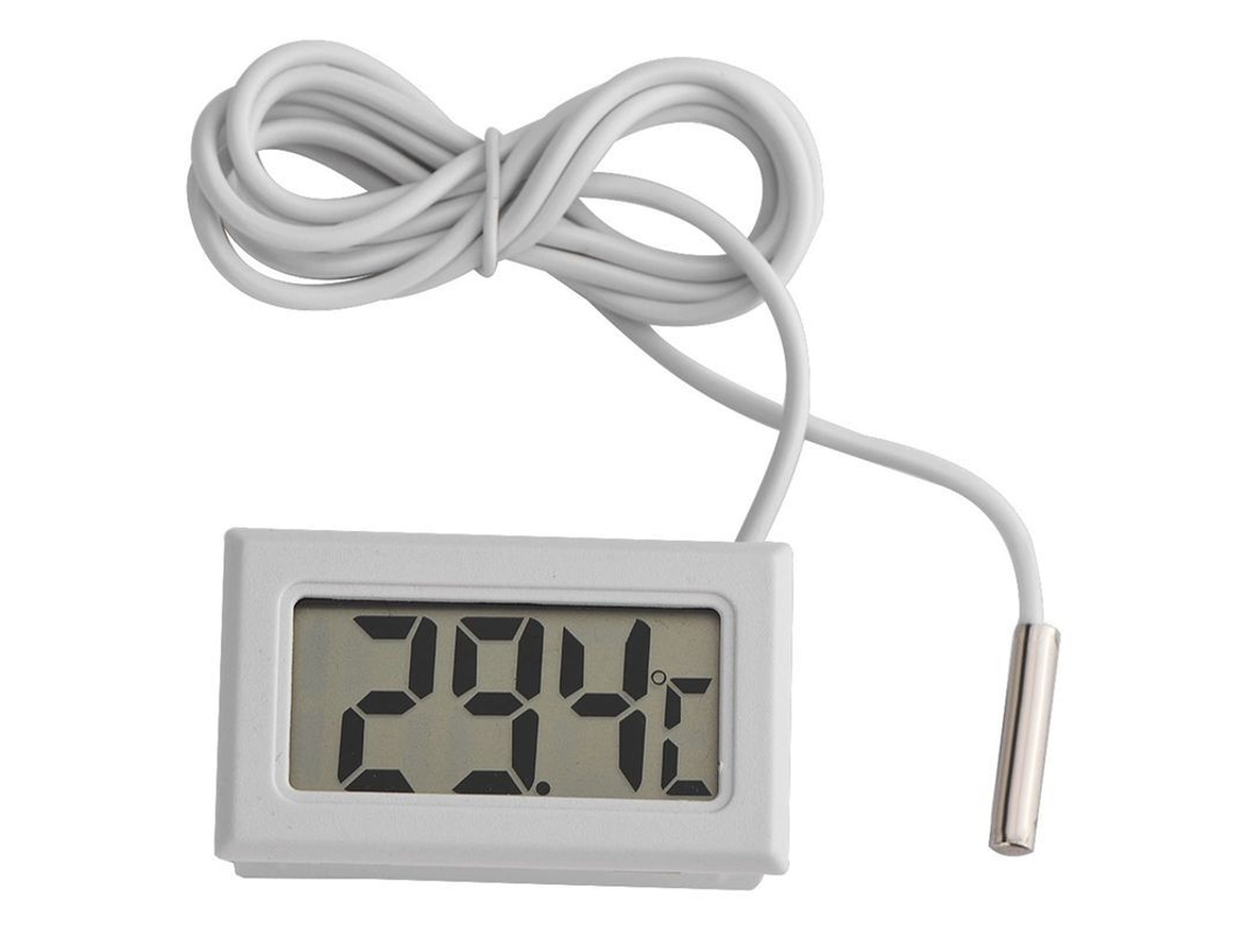 Termômetro Digital Com Lcd, Sensor Submersível 1,5m, Medidor De Temperatura Para Aquário, Incubadoras