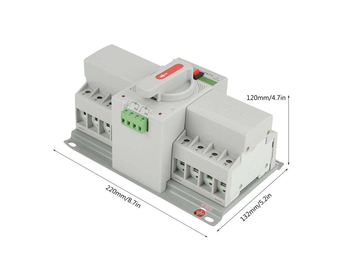Laxiscreed Disjuntor Diferencial 63a 4p Para Alimentação Dual Com Troca Automática De Energia