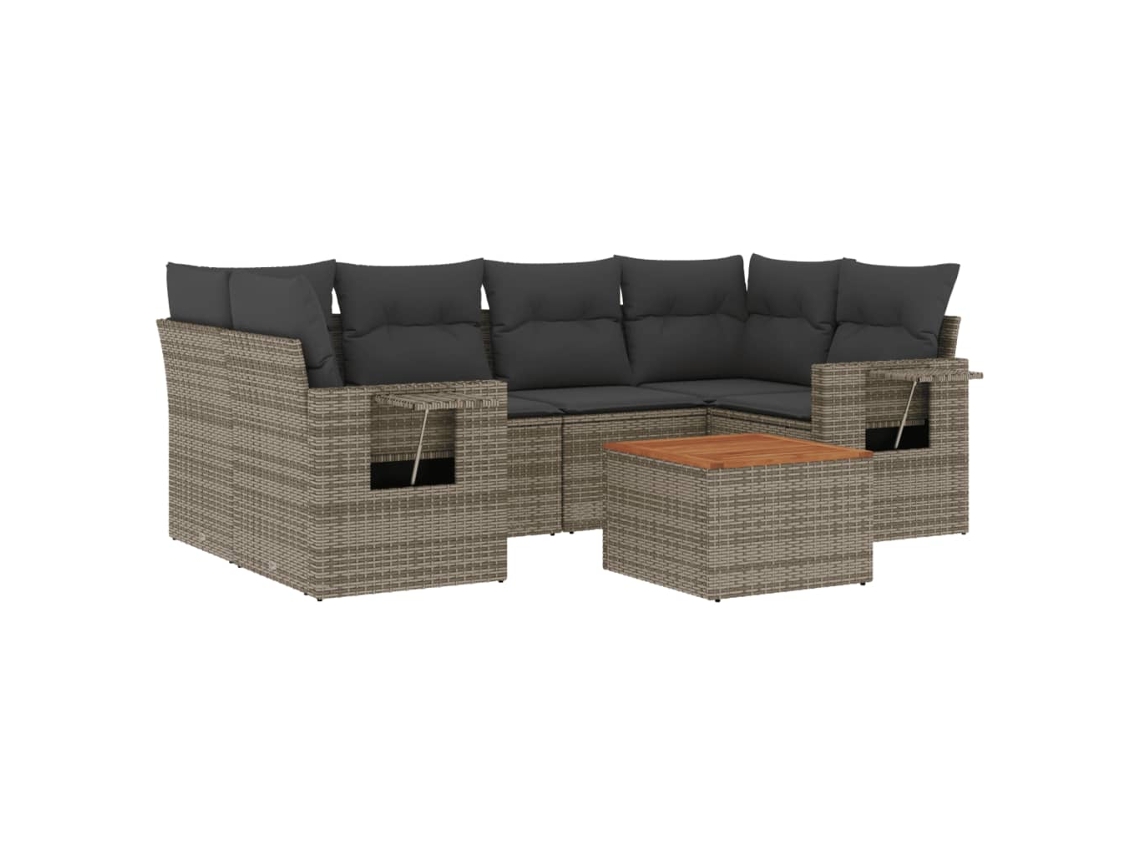 Garden Sofa Set, Garden Sofa Sets Vidaxl Cinzeto Rattan / Vime (n/a)