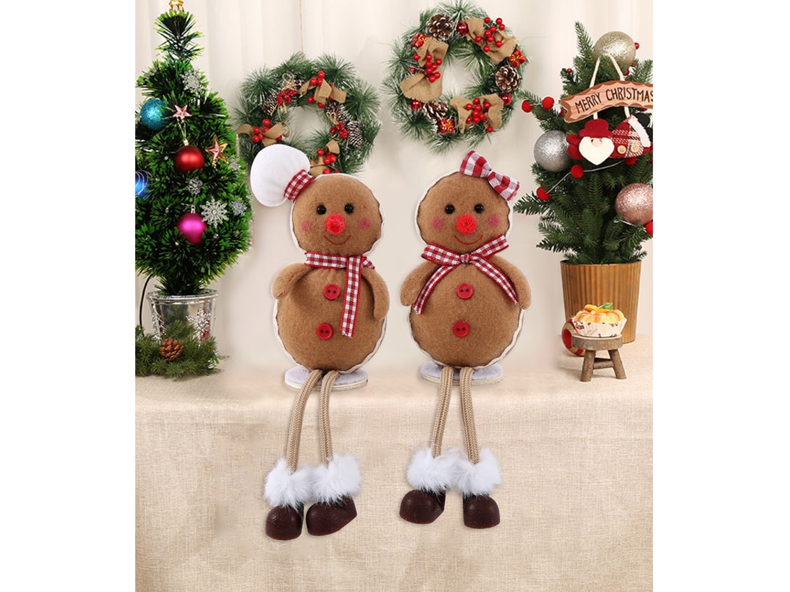 Conjunto De Decoraes De Biscoito De Gengibre Sentadas Sortidas, 17cm