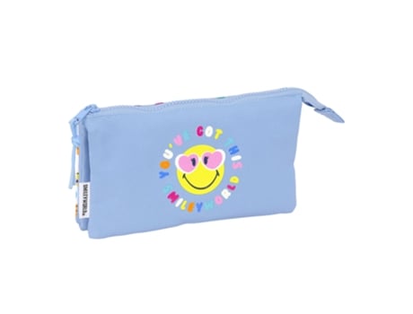 Estojo Escolar Smiley World Journey 2025 Triplo 812481744