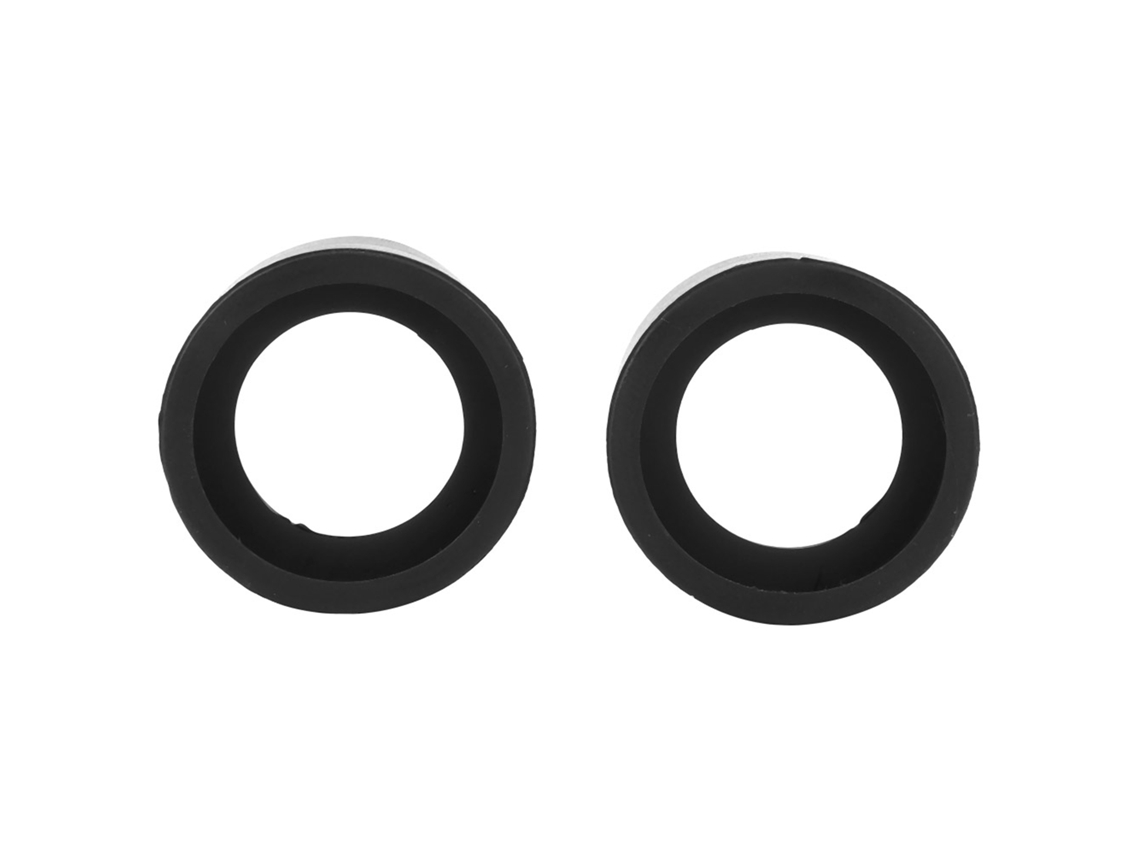 2 Peças Capa De Ocular De Borracha Com 36mm De Diâmetro Para Microscópio Estéreo (ângulo Plano)