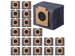 Pacote Com 20 Sacos De Pó Para Estação De Esvaziamento Automático Eufy X10 Pro Omni E X8 Pro, Sacos De Pó De Substituição Para Aspirador Robô De 2,5l