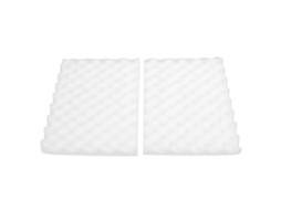 2 Peças Colchonete Modelagem Fondant Branco Flores